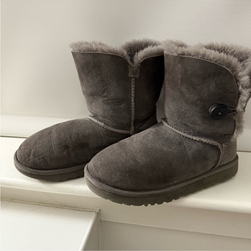 UGG Gray Ankle Boots